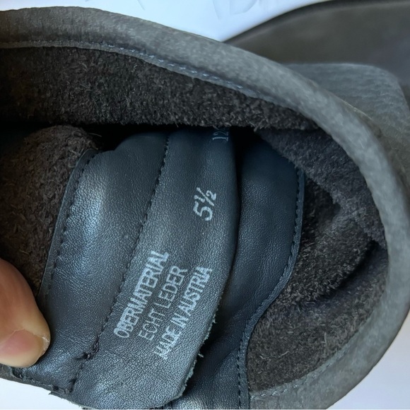 Paul Green NEWBURY Suede Wedge Boots IRON PLATFORM CHUNKY Sz 5.5/ US8 - Picture 9 of 9